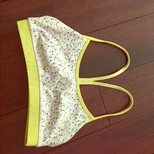 Lululemon floral sports bra